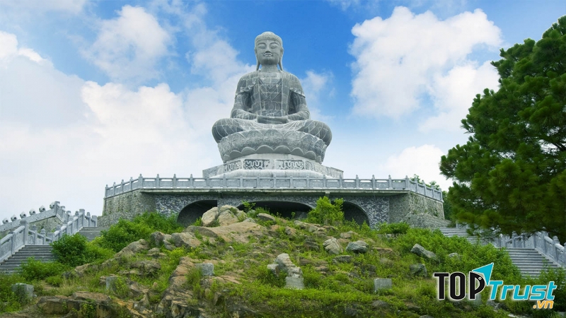 Tượng phật A di đà cao 1,87m