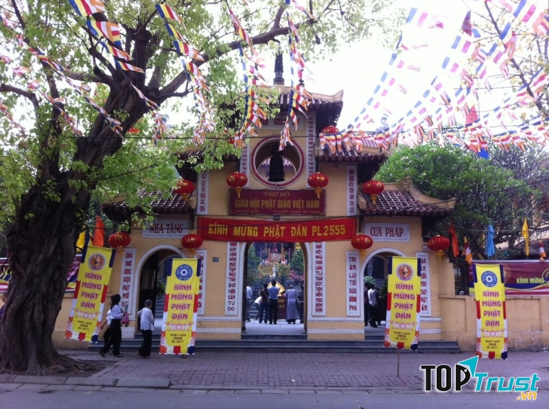 Toàn cảnh chùa Quán Sứ-Hà Nội dịp Đại lễ Phật Đản