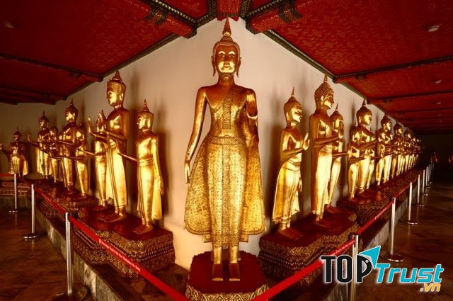 Tượng phật trong chùa Wat Pho