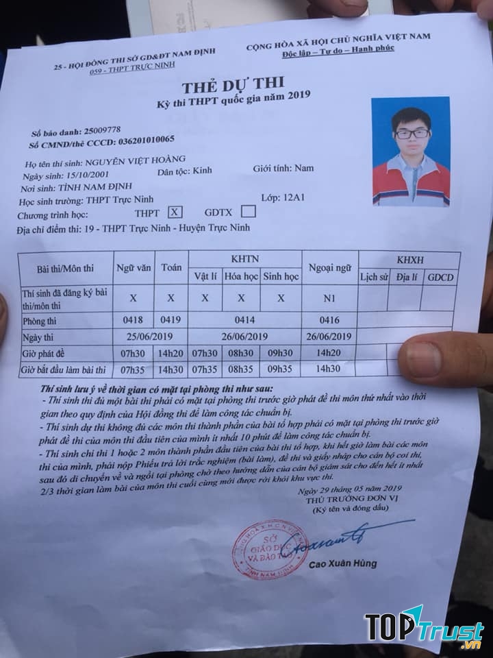 Chuẩn bị đủ các giấy tờ cần thiết