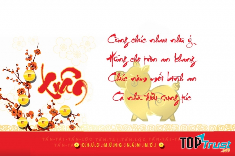 Chúc tết 2020 bạn bè