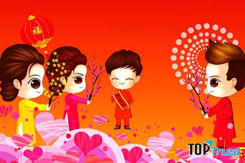 Chúc tết cha mẹ