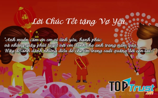 Chúc tết vợ