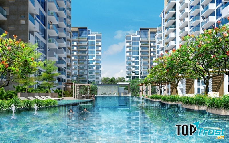 Phối cảnh của Khu chung cư cao cấp Mandarin Garden