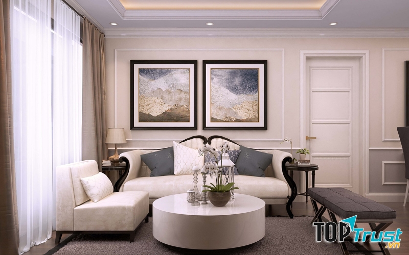 Phòng khách của chung cư Sunshine Garden