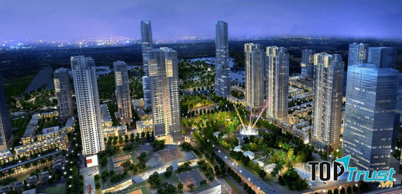 Toàn cảnh của chung cư Thanh Hà Cienco 5