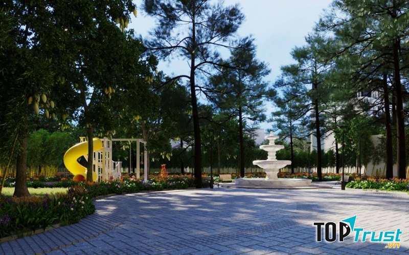 Không gian nội khu thiết kế chỉn chu