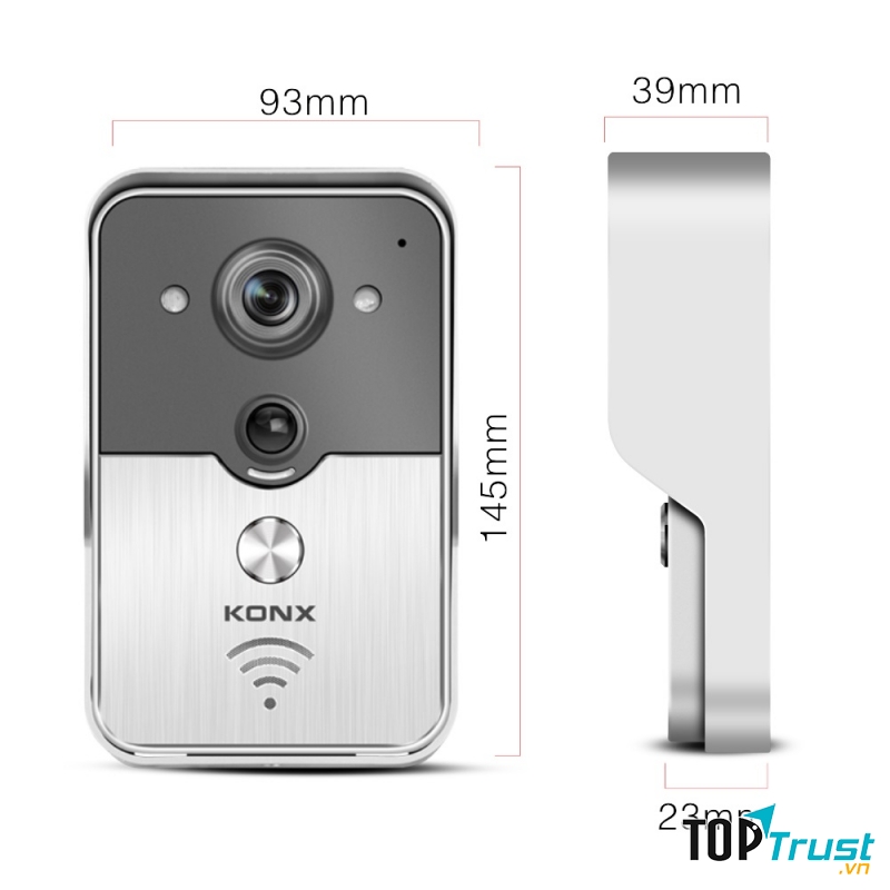 Chuông cửa camera kết nối điện thoại KW01