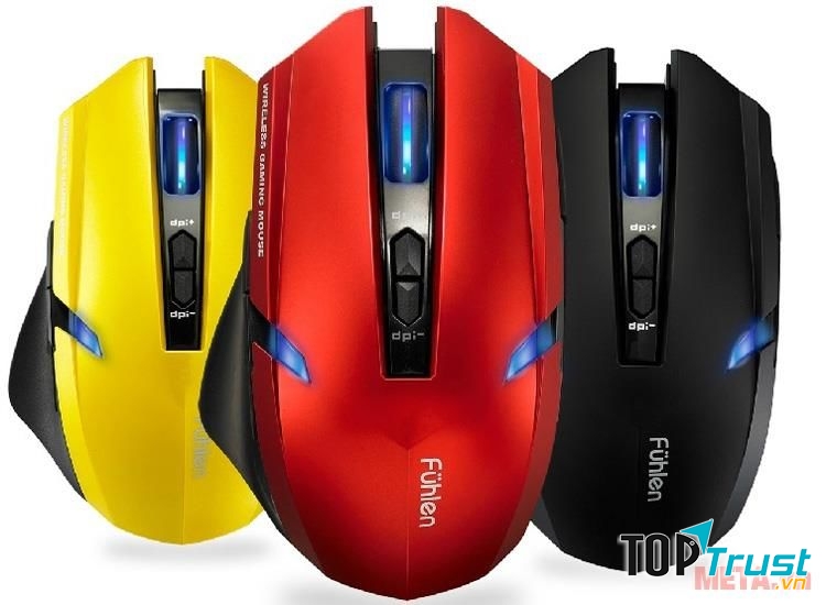 Chuột game Fuhlen X100 với ba màu bắt mắt cho bạn lựa chọn