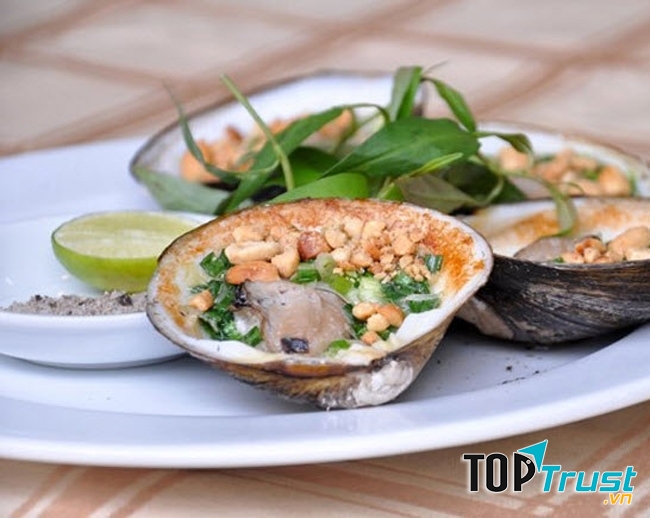 Vọp nướng chấm muối tiêu