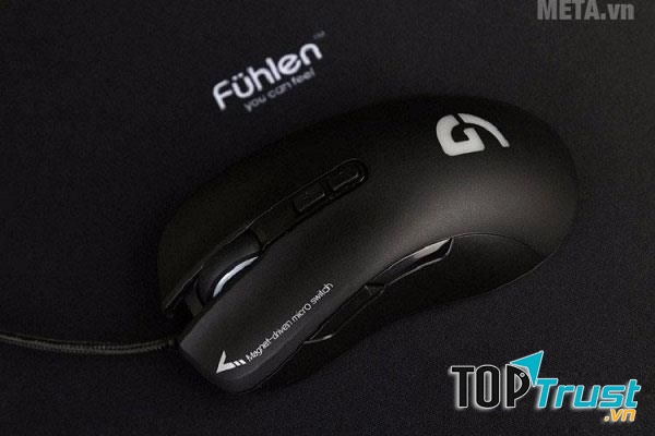 Chuột game Fuhlen G90 Pro thiết kế với 7 nút bấm