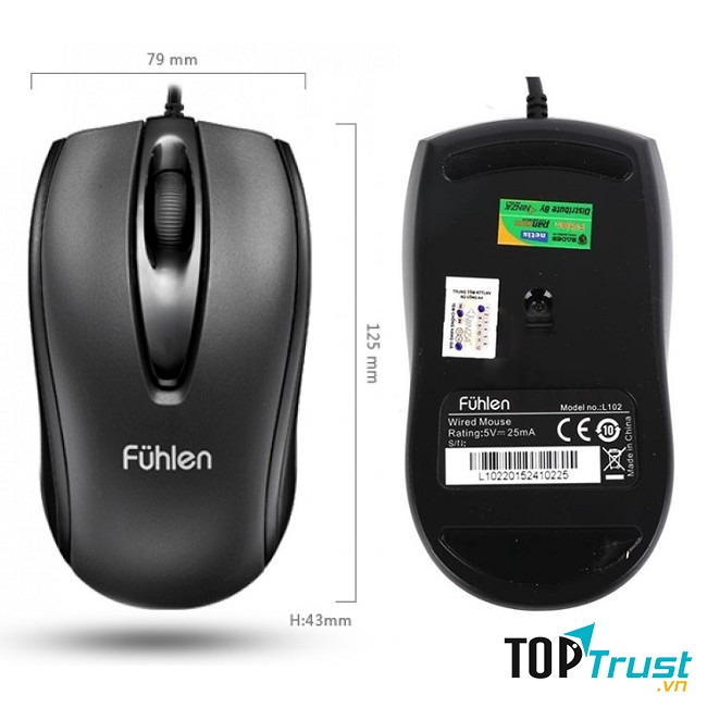 Chuột không dây Fuhlen
