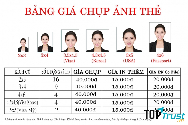 Chụp ảnh thẻ tại nhà khu vực Từ Liêm