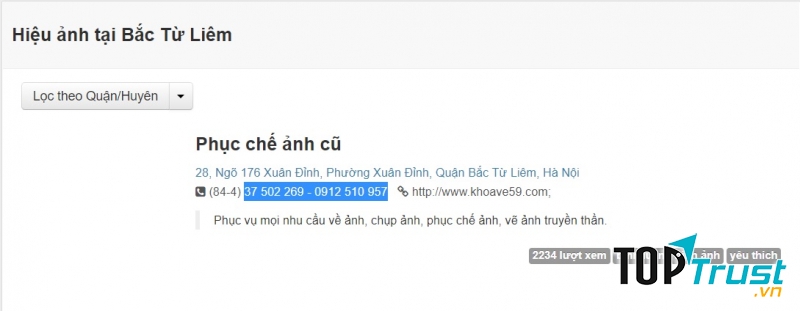 Chụp ảnh thẻ Xuân Đỉnh