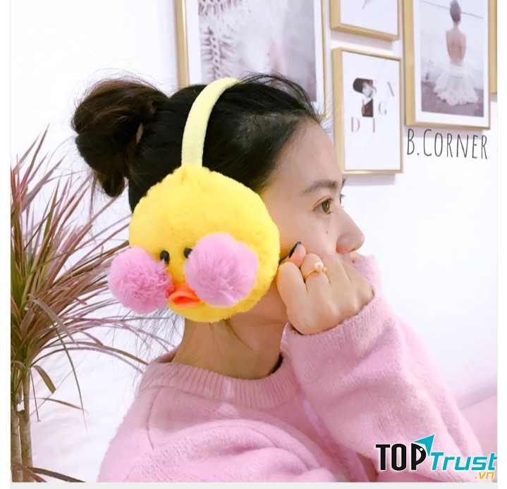 Bông chụp tai giúp giữ ấm tốt