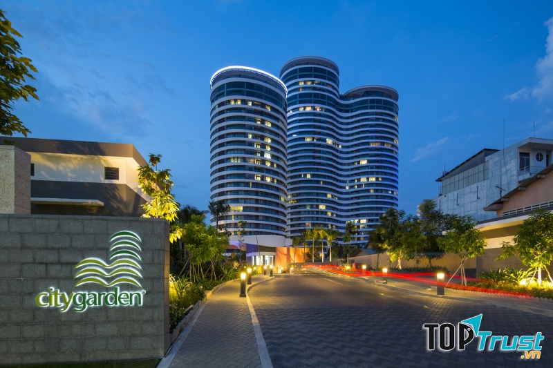 City Garden là tòa nhà có kiến trúc độc đáo