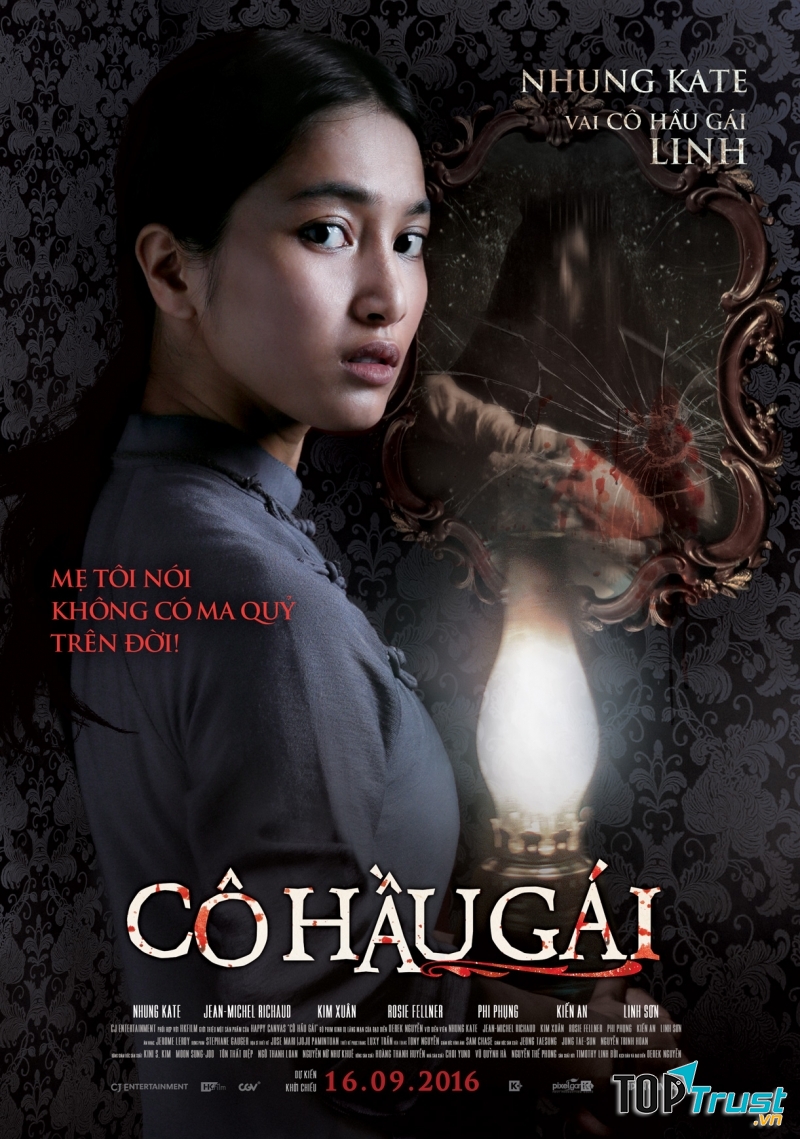 Nhung Kate vai cô hầu gái tên Linh