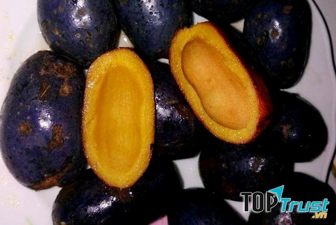 Cọ ỏm béo ngậy, vàng ươm