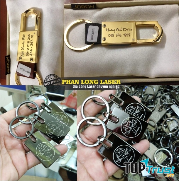 Cơ sở sản xuất móc khóa - Phan Long Laser