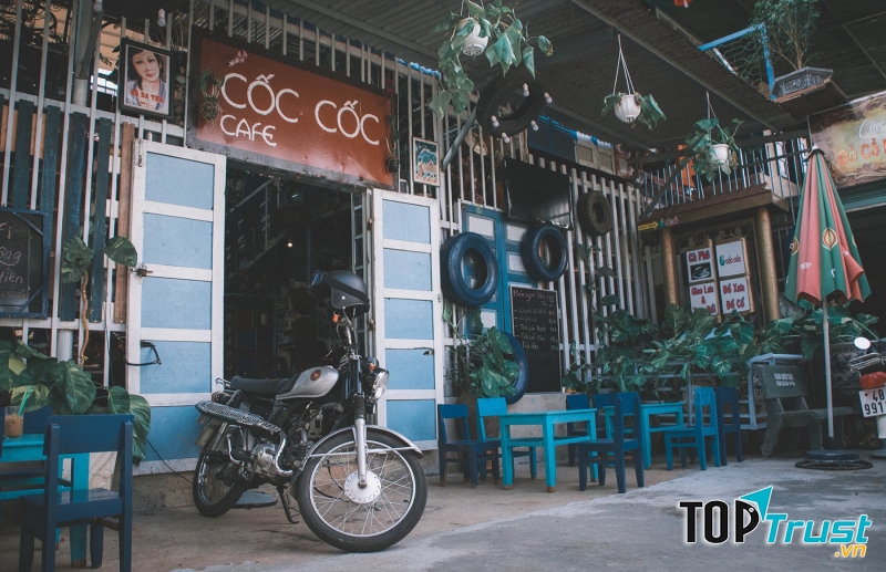 Phong cách vintage hoài cổ tại Cốc Cốc Cafe