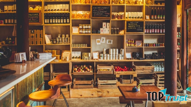 Không gian bên trong của Cocobox ghi điểm bởi sự bài trí tinh tế