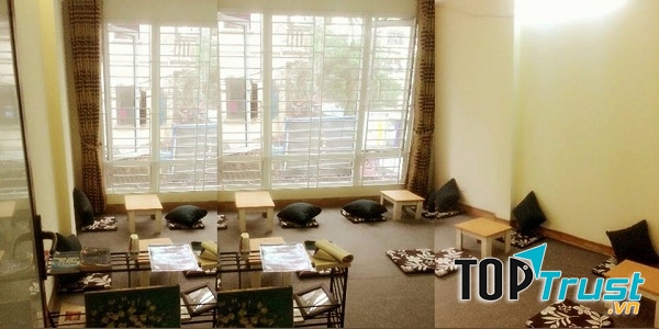 Khu cà phê bệt tại quán