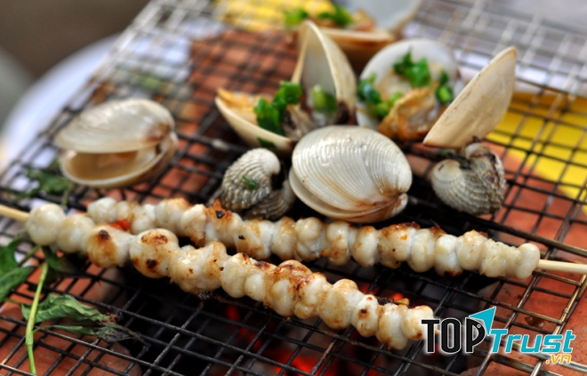 Còi biên mai nướng