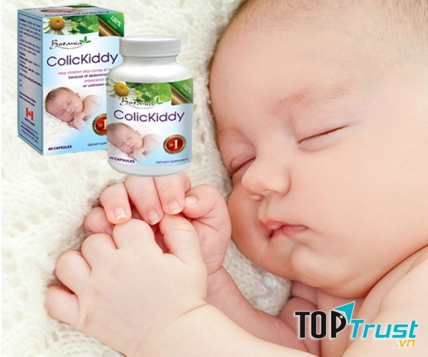 ColicKiddy giúp bé hết khóc dạ đề và quấy khóc đêm