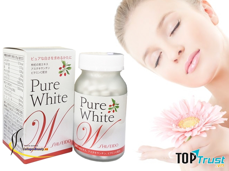 Viên uống Collagen Pure White Shiseido