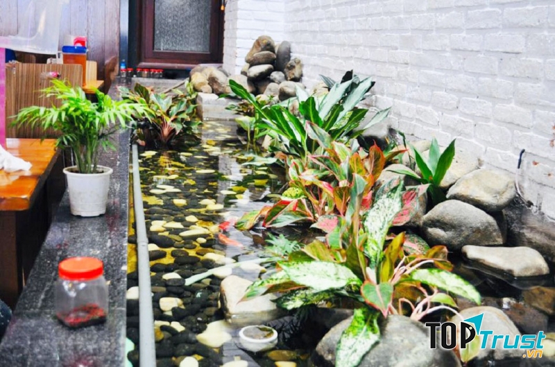 Không gian quán sạch, đẹp