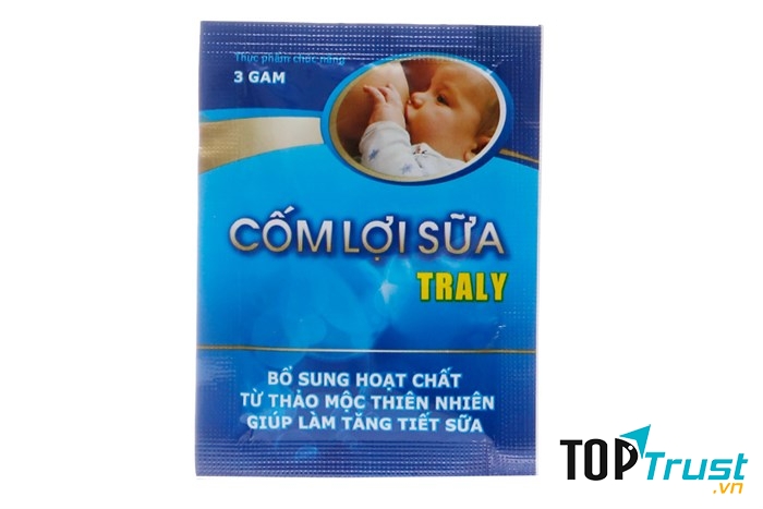 Cốm lợi sữa Traly là sự kết hợp độc đáo các ưu điểm của phương pháp dân gian và hiện đại, bổ sung các hoạt chất cần thiết từ thảo mộc thiên nhiên nên sử dụng rất an toàn và tiện lợi.