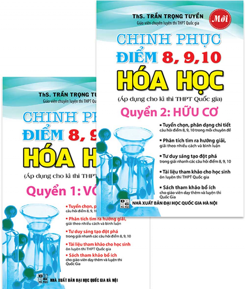 COMBO CHINH PHỤC ĐIỂM 8, 9, 10 HÓA HỌC