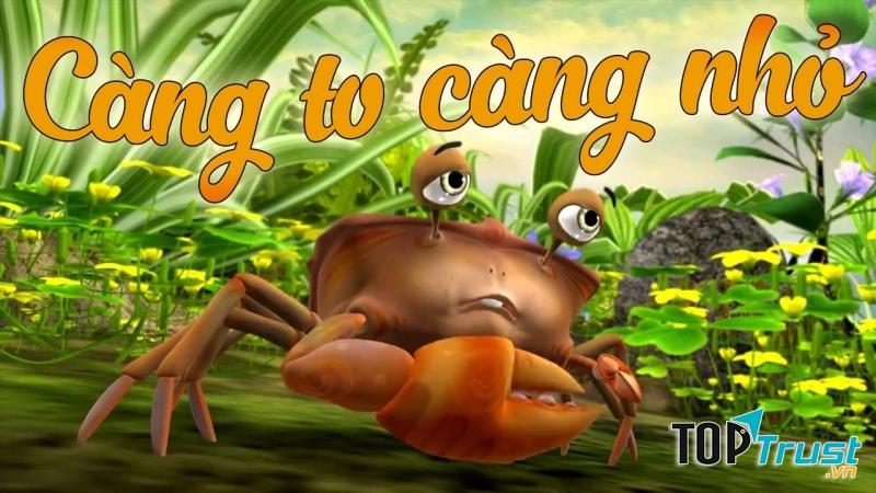 Con cua tám cẳng hai càng