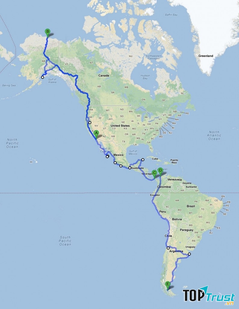 Con đường dài nhất thế giới - Pan-American