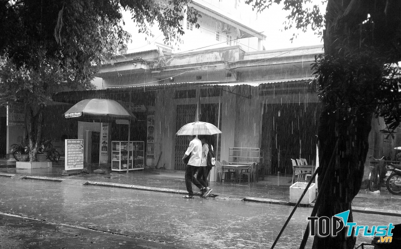 Mưa thật đẹp và lãng mạn