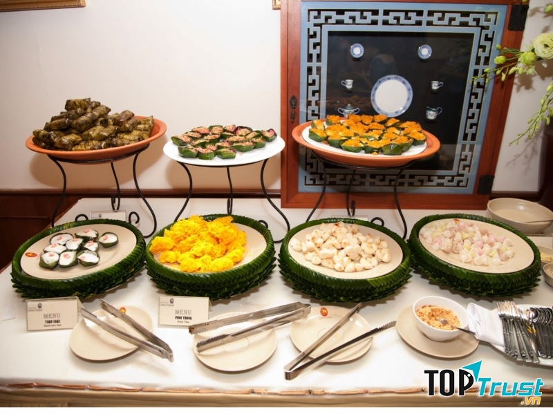 Các món ăn tại nhà hàng