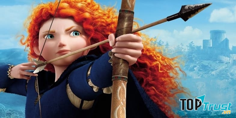 Công chúa Merida dũng cảm gan dạ