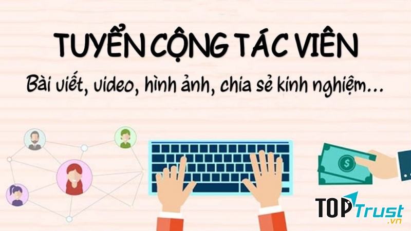 Công tác viên viết bài là một trong những công việc cũng được các bạn sinh viên chọn nhiều.