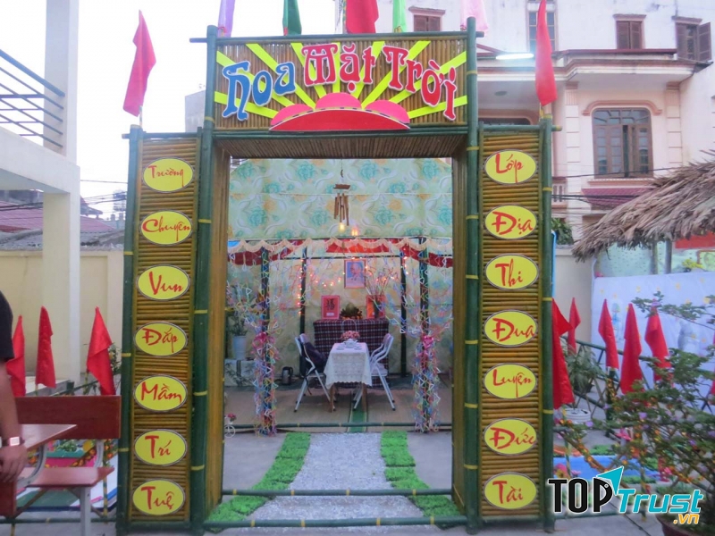 Cổng trại kiểu hộp trụ