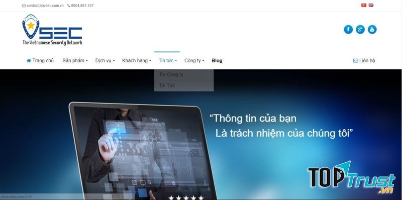 Trang chủ của Vsec