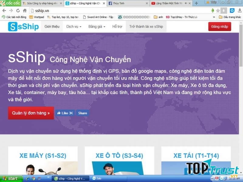 Công ty cổ phần công nghệ dịch vụ chia sẻ Hà Nội.