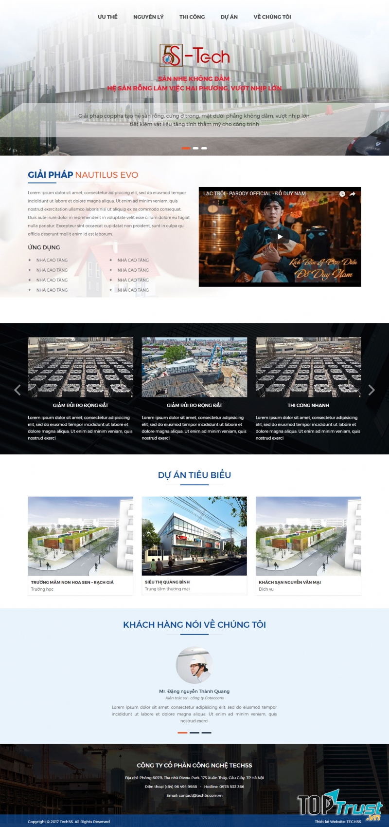 Web công ty xây dựng