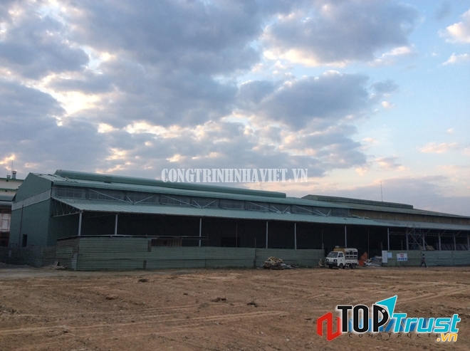 Thi công nhà xưởng Phú Lâm, Đồng Nai.