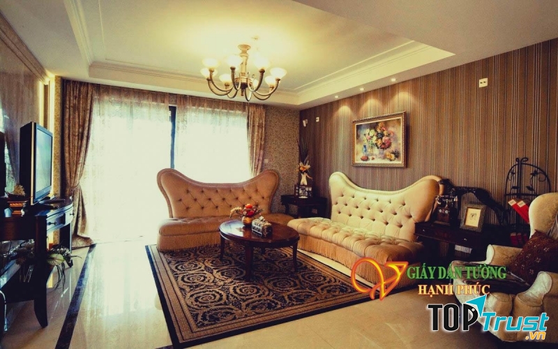 Giấy dán tường vân gỗ cho bạn một không gian trang nhã