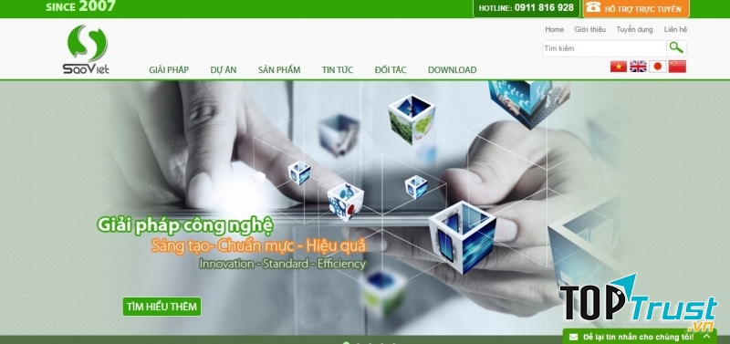 Công ty cổ phần đầu tư phát triển công nghệ Sao Việt