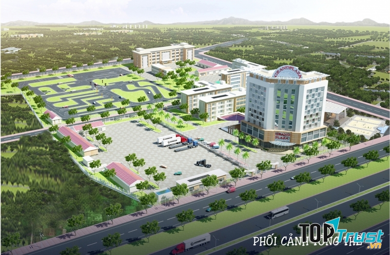 Phối cảnh tổng thể Công ty cổ phần đầu tư và phát triển Miền Trung