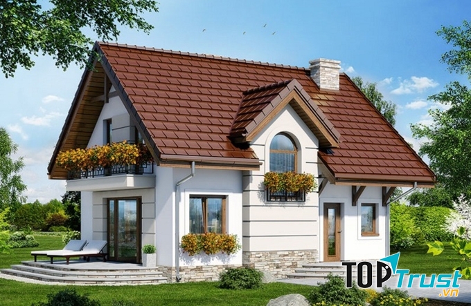 Mẫu nhà đã được Tập đoàn XD Miền Công thi công và hoàn thiện