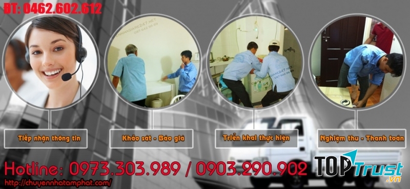 Dịch vụ chuyên nghiệp của công ty Tâm Phát