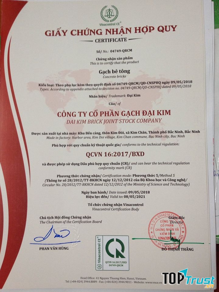 Công ty Cổ phần gạch Đại Kim