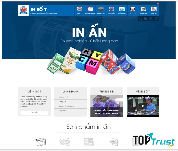 Website chính thức của công ty